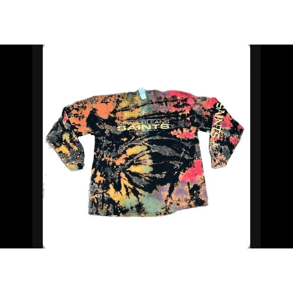 New Orleans Saints Tie-Dye Long Sleeve - Picture 1 of 4